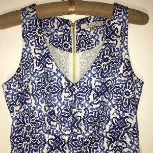 Beautiful blue and white dress